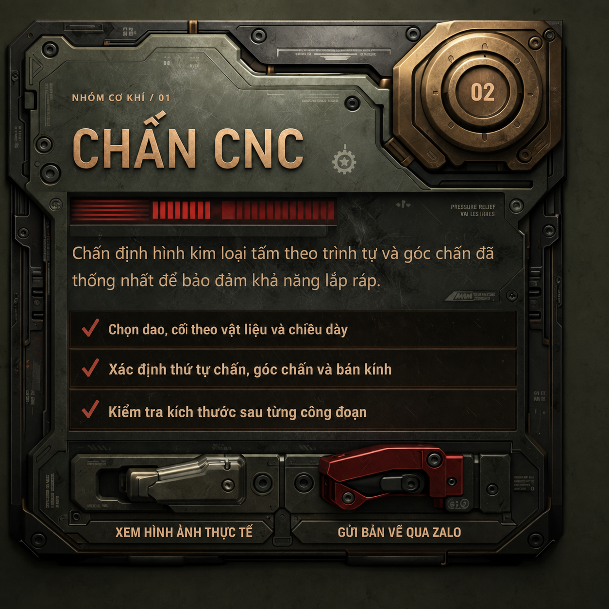 Máy chấn CNC tại Xưởng Cơ Khí Phú Sơn