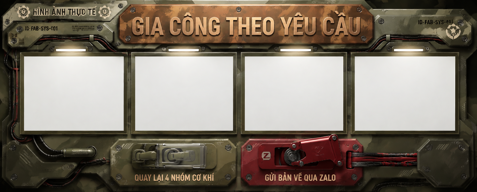 Khung thư viện hình ảnh Gia công theo yêu cầu